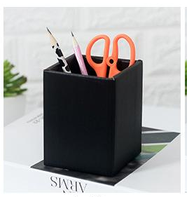 Porte-stylo en cubes/en boîte