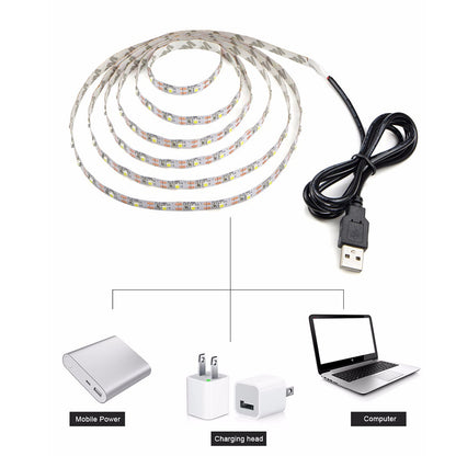 Bande Lumineuse LED Adhésive RVB - Connexion USB