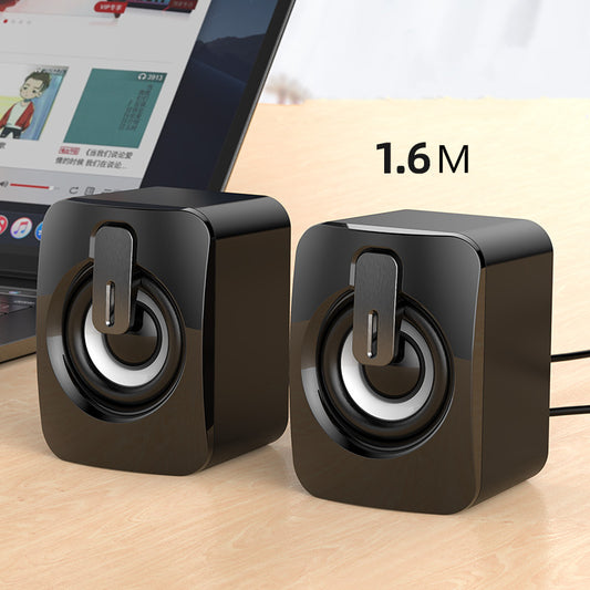 Mini Desktop Speakers - Aux