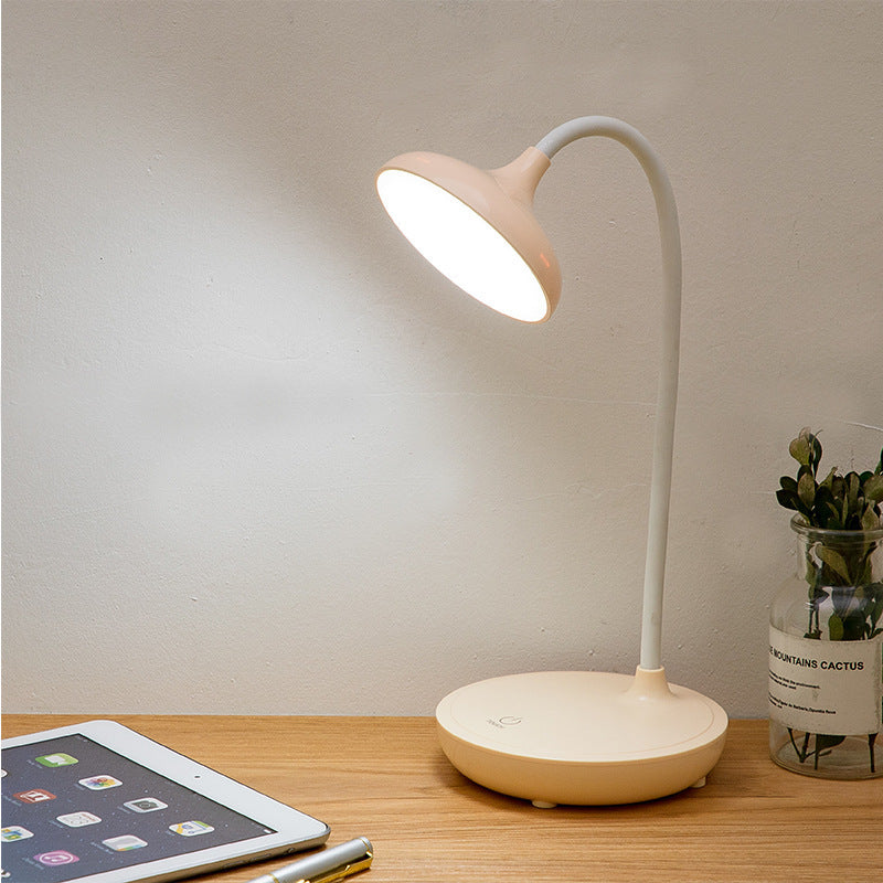 Lámpara de escritorio LED con atenuación táctil flexible