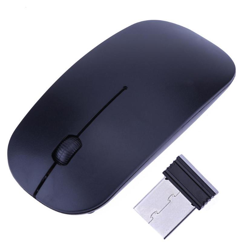 Thin Wireless Computer Mouse - USB Connection