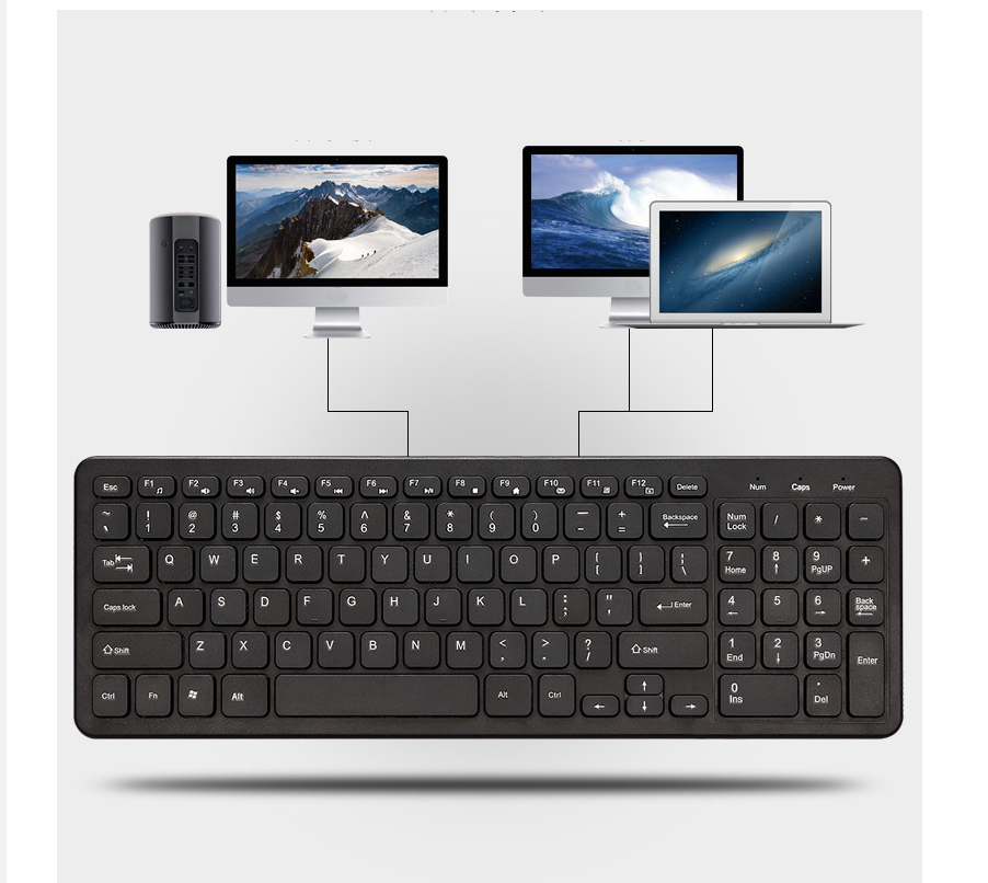 Wireless Keyboard - Office / Computer / Laptop / Tablet