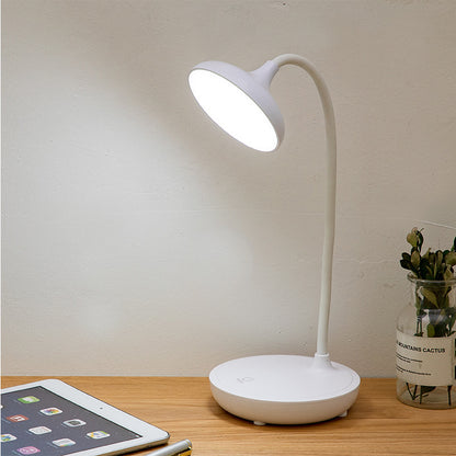 Lámpara de escritorio LED con atenuación táctil flexible