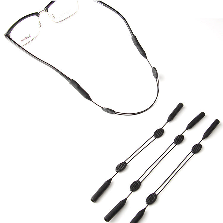 Correa/retenedores ajustables antideslizantes para gafas